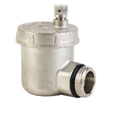 Авто-воздухоотводчик боковой, никелированная 1/2" (1/60)