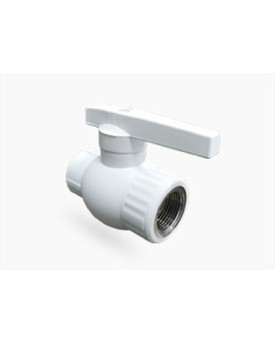 Кран шаровой комбинированный ВР 25х3/4 (40/10) (Valfex) БЕЛЫЙ ВАЛФ-РУС, Valfex