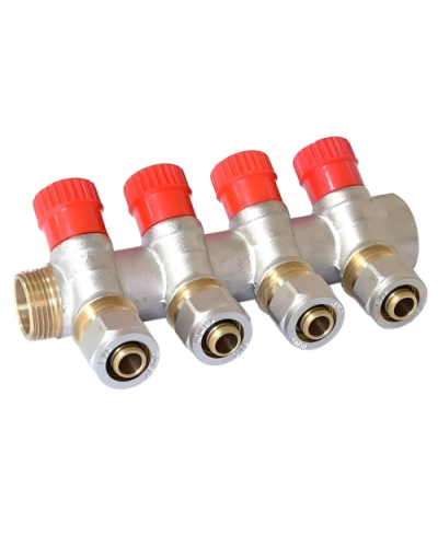 Кол. с регулир. вентилями и цан. 1х16-4 ViEiR(12/3шт), VIEIR