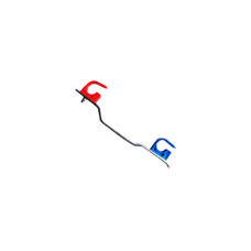 FZ036M-3 Кронштейн для коллектора （красный+синий） 3/4"