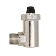 Воздухоотводчик боковой 1/2",  Никель "ViEiR" (100/1шт)
