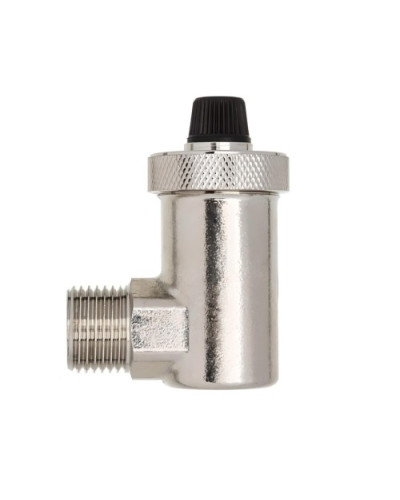 Воздухоотводчик боковой 1/2,  Никель ViEiR (100/1шт), VIEIR