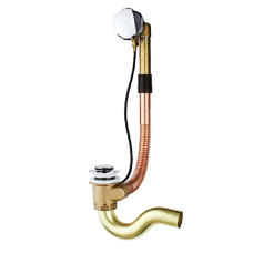 Обвязка для ванны латунный, полуавтоматический с фиксатором(1/20)