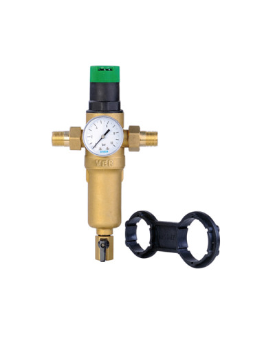 JH157 Фильтр с ред.1/2 для гор. воды МЕТАЛЛ(10/1шт), VIEIR