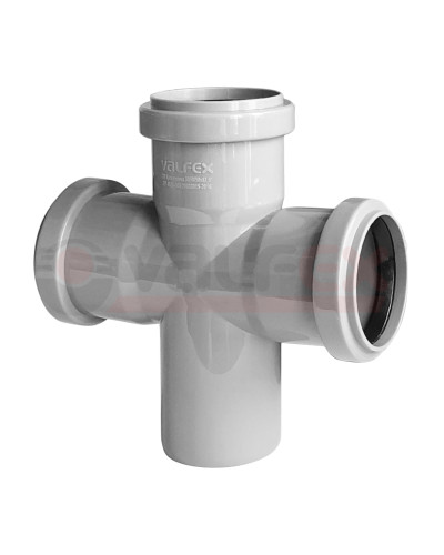 Крестовина 110/110/50х87,5° вн.канализ. (20) VALFEX, Valfex