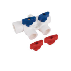 VER717-2 PPR Коллектор 32- 2вых. КРА.+СИН.