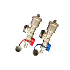 Тройник коллек.в сборе1"(тройник,воздух. дренажный кран) "ViEiR"(30/1пара)