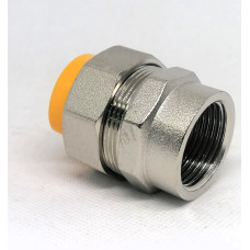 Муфта труба-вн.резьба  для газа (никелированная) 3/4*20(10/80)