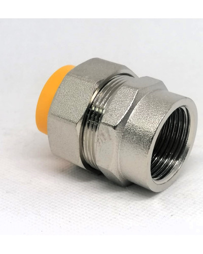 Муфта труба-вн.резьба  для газа (никелированная) 3/4*20(10/80), TIM