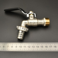 Кран с носиком 1/2""ATM"(150/15шт) стандарт