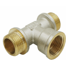 Тройник никелированная 1/2ш*1/2г*1/2ш(10/80)