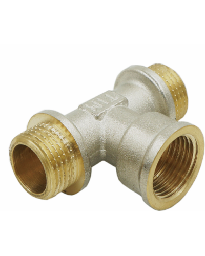 Тройник никелированная 1/2ш*1/2г*1/2ш(10/80), TIM