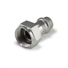 Пресс-фитинг из нержавеющей стали с накидной гайкой 35mm*11/4(5/40)