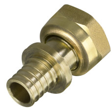 Переходник с накидной гайкой  для труб из сшитого полиэтилена аксиальный 3/4*16 (2.2)(5/150)