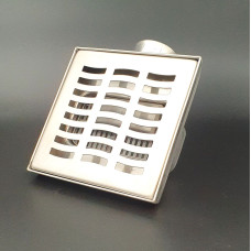 VER15A Трап с сух. затвором150*150мм НЕРЖ.(20/1шт)