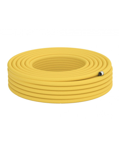 Труба гофр из нерж стали.отожженная в оболочке желтая 20A (30м), TIM