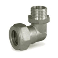 Угольник труба-нар.резьба (никелированный) 20*3/4(10/60)