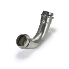 Двухраструбный пресс-угольник из нержавеющей стали 90° 42*42mm(2/10)