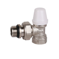 Вентиль настроечный УГЛОВОЙ НИЖНИЙ "VIEIR" 3/4"(80/10шт)