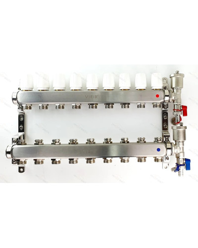 VR115-10А Колл. БЕЗ РАС. БЕЗ КР.10-вых.НЕРЖ.(2/1шт), VIEIR