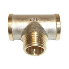 Тройник никелированная 3/4F*1/2M*3/4"F(10/60)