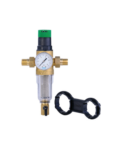 JC158-N Фильтр с ред.1/2 для хол. воды СТЕКЛО(10/1шт), VIEIR