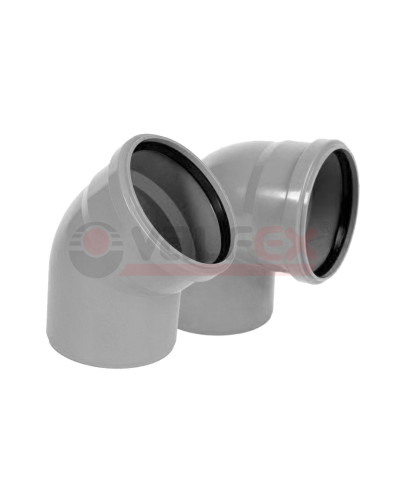 Отвод 67,5°  50мм вн.канализ.(300) VALFEX, Valfex