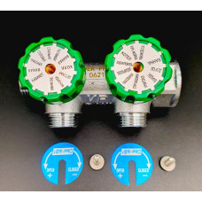 Коллектор регулирующий плоский и 3/4-16-2 вых."VER-PRO"(25/1шт)
