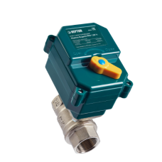 Neptun Bugatti Pro 3/4 Шаровой кран никелированный полнопр. 3/4" ВР с электроприводом 12В, Neptun Bugatti Pro