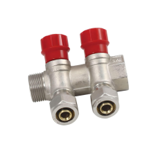 Кол. с регулир. вентилями и цан. 1"х16-2 "ViEiR"(24/6шт)