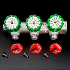 VER403-A Коллектор регул. 3/4-16-3 вых. ПЛОСКИЙ(25/1шт)