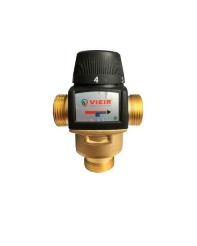 Термостатический смесительный клапан 1 (20-45℃, KVS4,5)  ViEiR (30/1шт), VIEIR