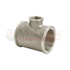 Тройник НИКЕЛИРОВАННЫЙ переходной VALFEX ВР 3/4"х1/2"х3/4" (60/10)