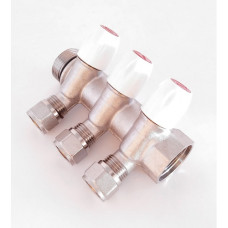 Кол.с регулир. вентилями и цан.1"х16-3 "ViEiR" (16/4шт)