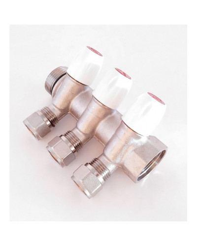 Кол.с регулир. вентилями и цан.1х16-3 ViEiR (16/4шт), VIEIR