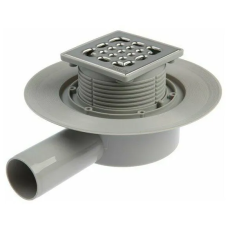 Трап для душевой с сухим затвором 15см*15см. угловой(горизонтальный) выпуск(1/4)