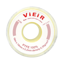 Фум лента (16м x19мм x0,20мм x0.35g/cm3 ) "ViEiR"(500/10шт)