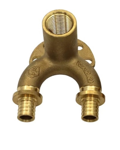 Двойное настенное колено  16*1/2*16（2.2）(1/20), TIM