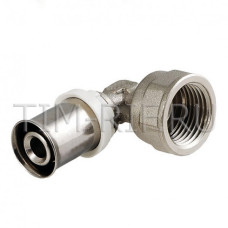 Пресс-фитинг. Уголок никелированный 16 * 1/2" г(25/200)