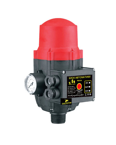 Блок автомат с манометром  Диапазон настройки: 1.5-3.0 бар, TIM