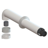 Комплект коаксиальный 60х100(Пл)-750 с хомутом и втулкой