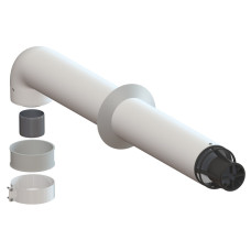 Комплект коаксиальный 60х100(Пл)-750 с хомутом и втулкой