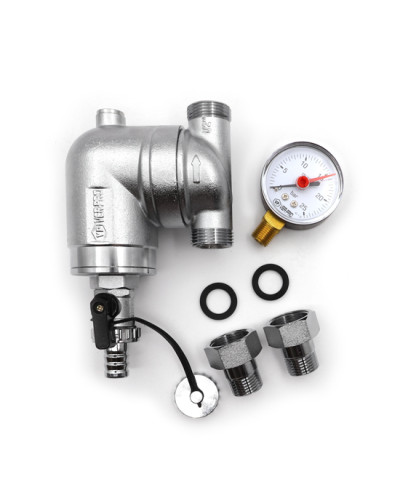 Фильтр поворотный механической очистки с манометром VER-PRO(12/1шт), VIEIR