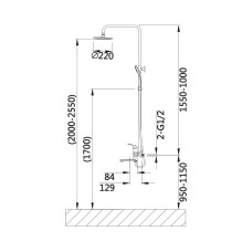 V063562 Душевые системы (5/1шт)