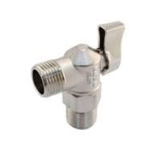 Венитиль угловой хромированный 1/2"х3/4" "VIEIR" хром(120/1шт)