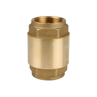 Обратный клапан с латунным штоком, 11/4"г/г (стандарт)(1/40)