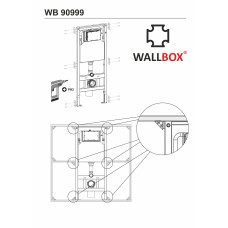 Кронштейны установки модуля инсталляции в профиль (комплект 6 шт)