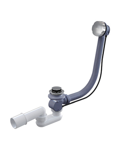 Обвязка для ванны пластмас, полуавтомат с фикс в комплекте, TIM