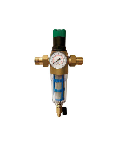 Фильтр с регулятором давления и манометром 3/4 для холод. водыViEiR (10/1шт), VIEIR