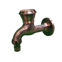 VR324 Кран с носиком (короткий)декор/бронза (50/1шт)